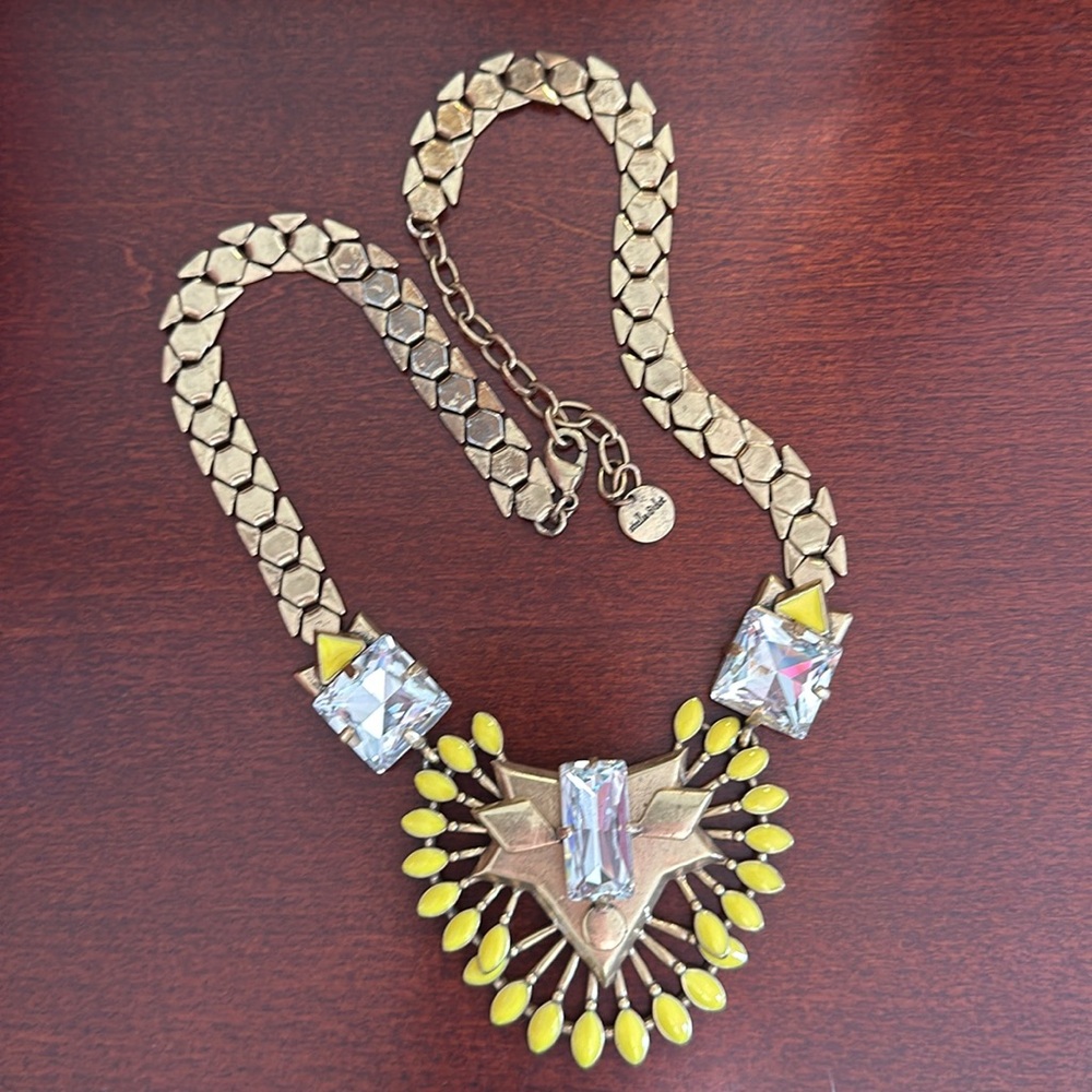 Stella & Dot Norah necklace, citrine